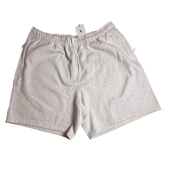 Nike Mens XXL-Tall SPTCAS Heather Gray Sweat Shorts Drawstring Pockets-900 - Picture 1 of 6